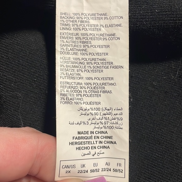 A- MTL 1980 2XL Faux Leather Jacket Black - Picture 7 of 8